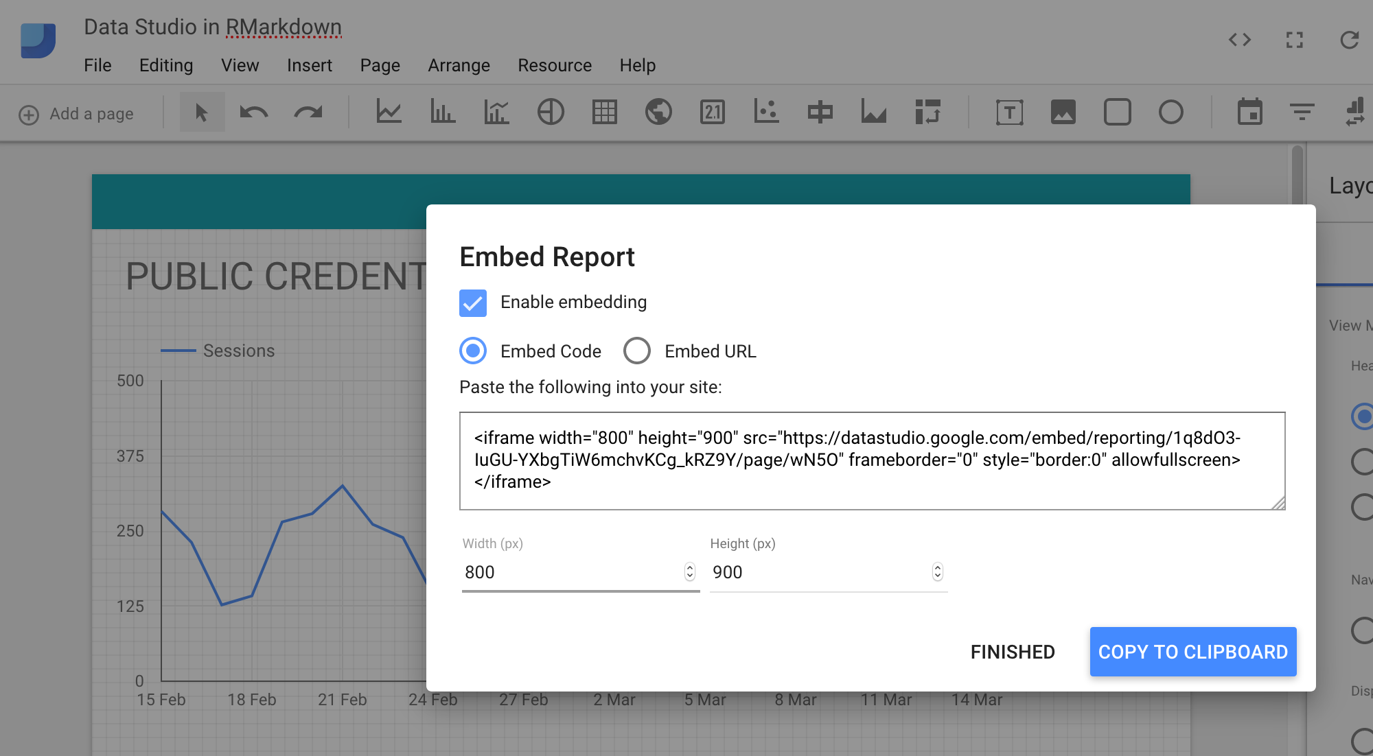 Embedding Google Data Studio into RMarkdown · Mark Edmondson